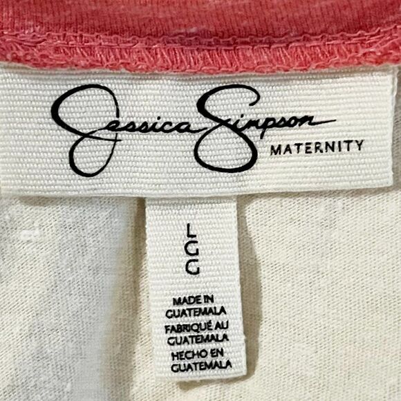 Jessica Simpson Raglan Maternity Love to Love You T-Shirt Size Large - Picture 6 of 7